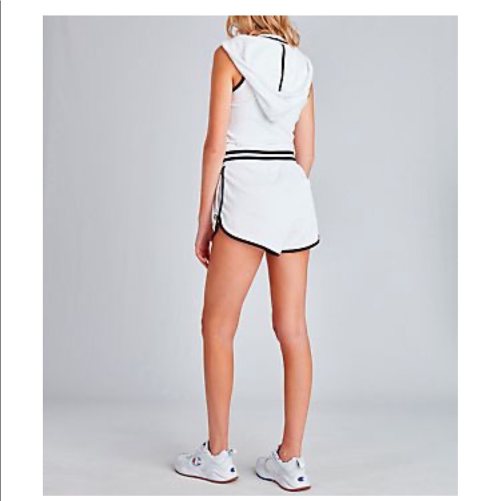 NWT Champion Sleeveless Terry Cloth Hooded Romper - Picture 5 of 7
